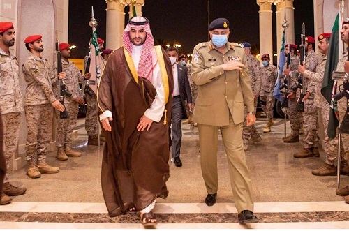 army chief and mohammed bin salman