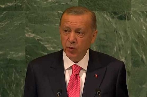 turkey president tayyab urdu gaan AT UN genral assembly