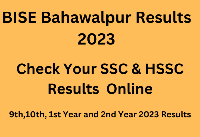 BISE Bahawalpur results 2023