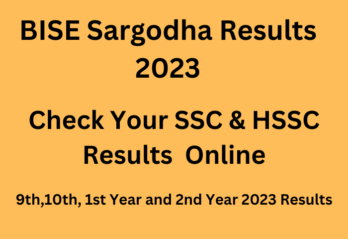 BISE Sargodha Results 2023