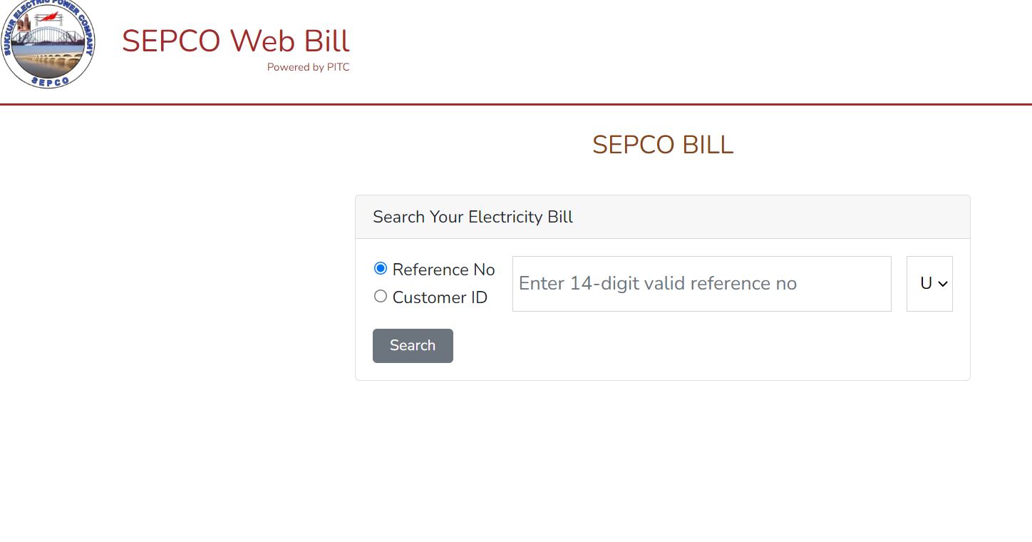 SEPCO Bill Online Check