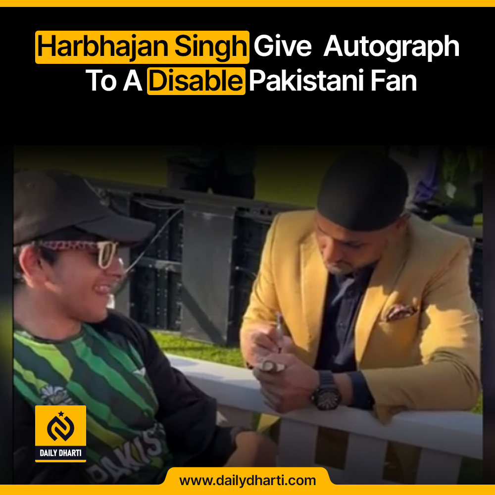 Harbhajan Singh's Gesture Towards Pakistani Fan Wins Hearts at WTC Final